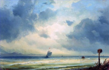 風景 Painting - リド ヴェネツィア アレクセイ ボゴリュボフの海の景色